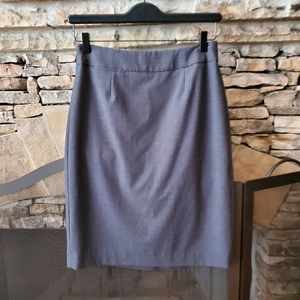 Calvin Klein Gray Pencil Skirt